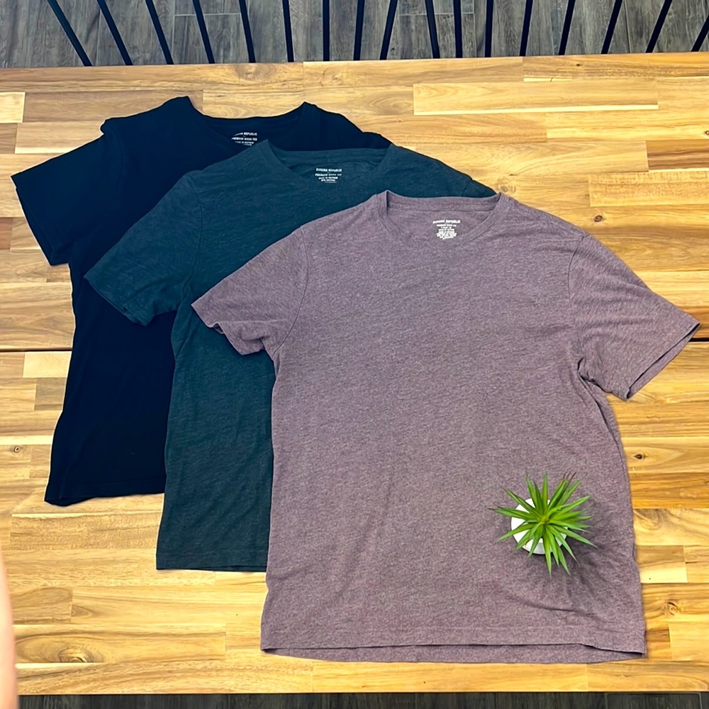Banana Republic Premium Wash Tee Set